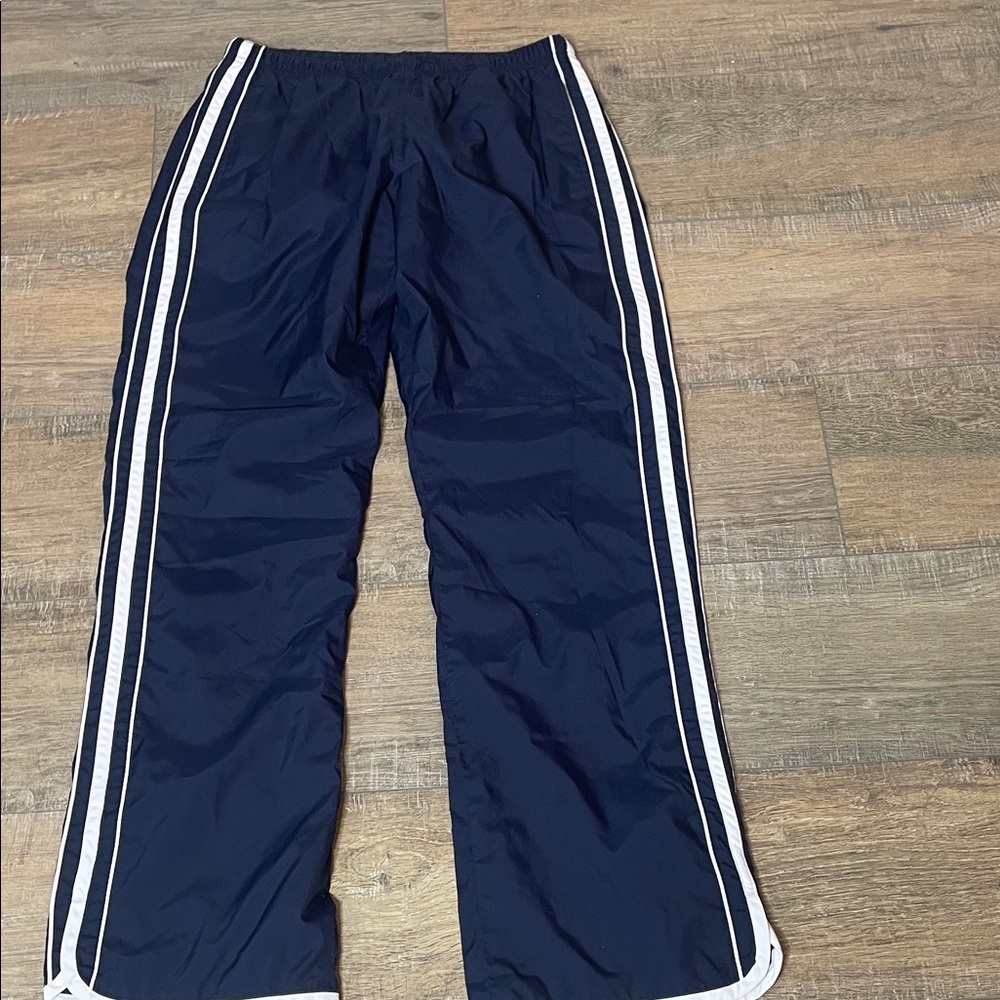 Old Navy Kids Navy Blue Joggers with White Stripes